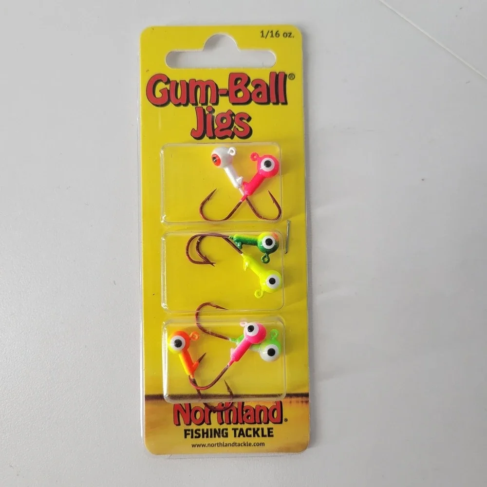 4 PACKS Northland Fishing Tackle Gum Ball Jigs Fishing Lures